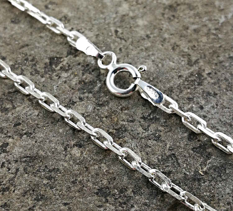 Łańcuszek srebrny typu ankier 1,5 mm